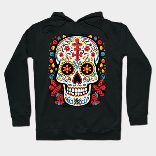 Sugar skull, Dia de Muertos Hoodie